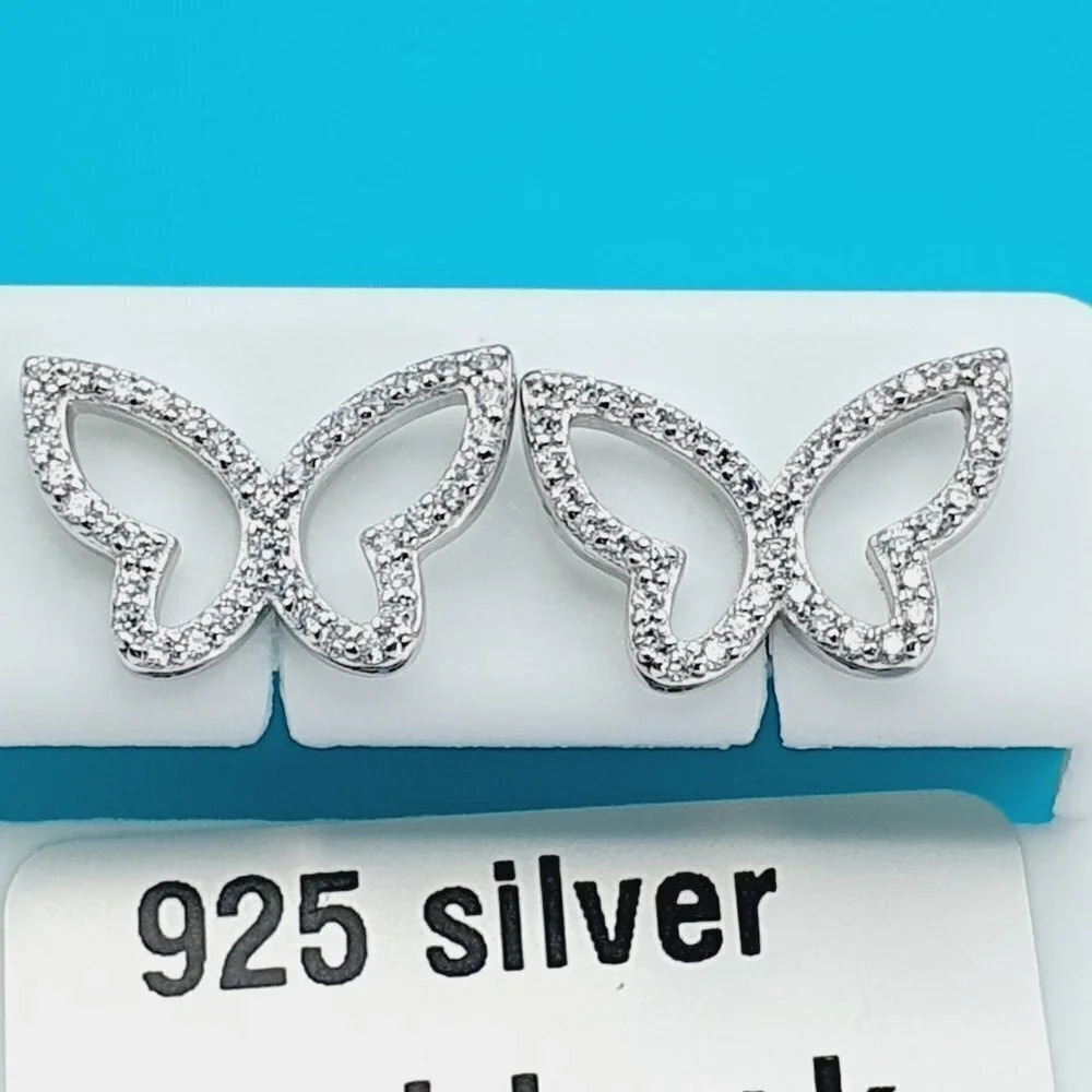 "925 Sterling Silver CZ Beautiful Earrings for Women, 1USPAR4173